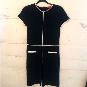ABS black classic dress